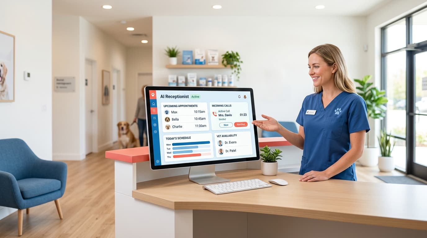 AI Receptionist for Vet Clinics (2026): Book More Patients